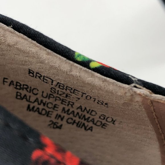 Betsey Johnson Black & Red Floral Stiletto Heels | Perfect For Any Occasion - Picture 5 of 9